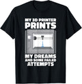 My Im 3D Printer Prints My Dreams Some Failed Attempts
