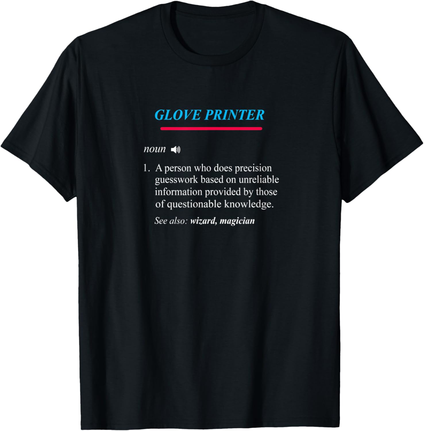 Glove Printer Definition
