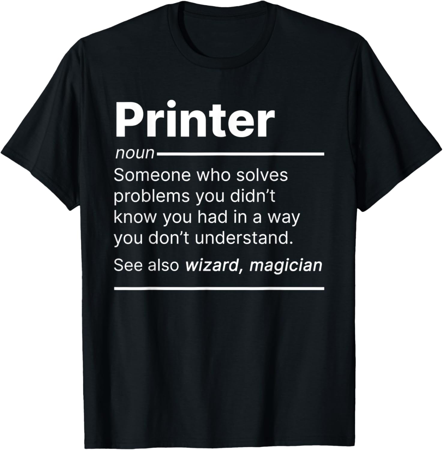 Printer Job Worker Definition Funny Dictionary Text