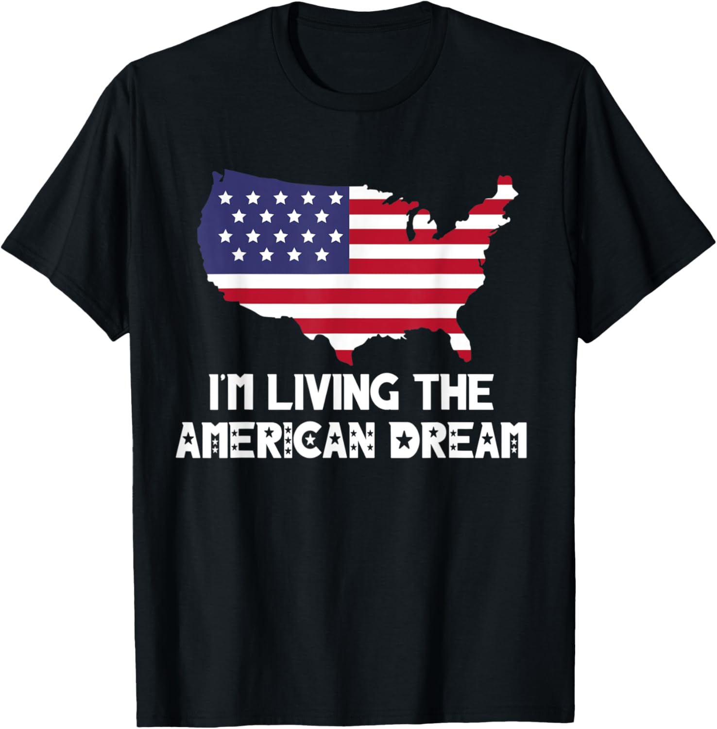 Im Living The American Dream Us Flag Usa