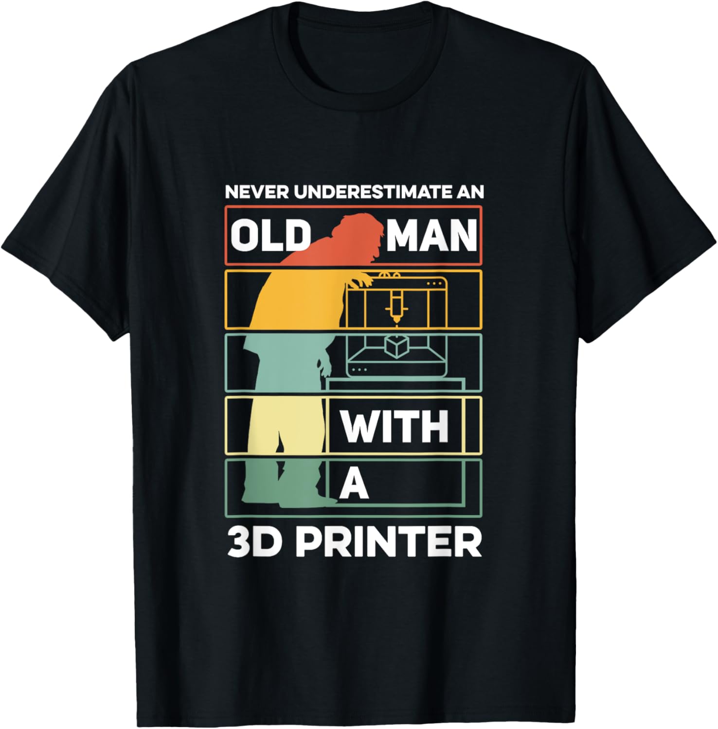 Never Underestimate An Old Man With A 3D Printer Lovers