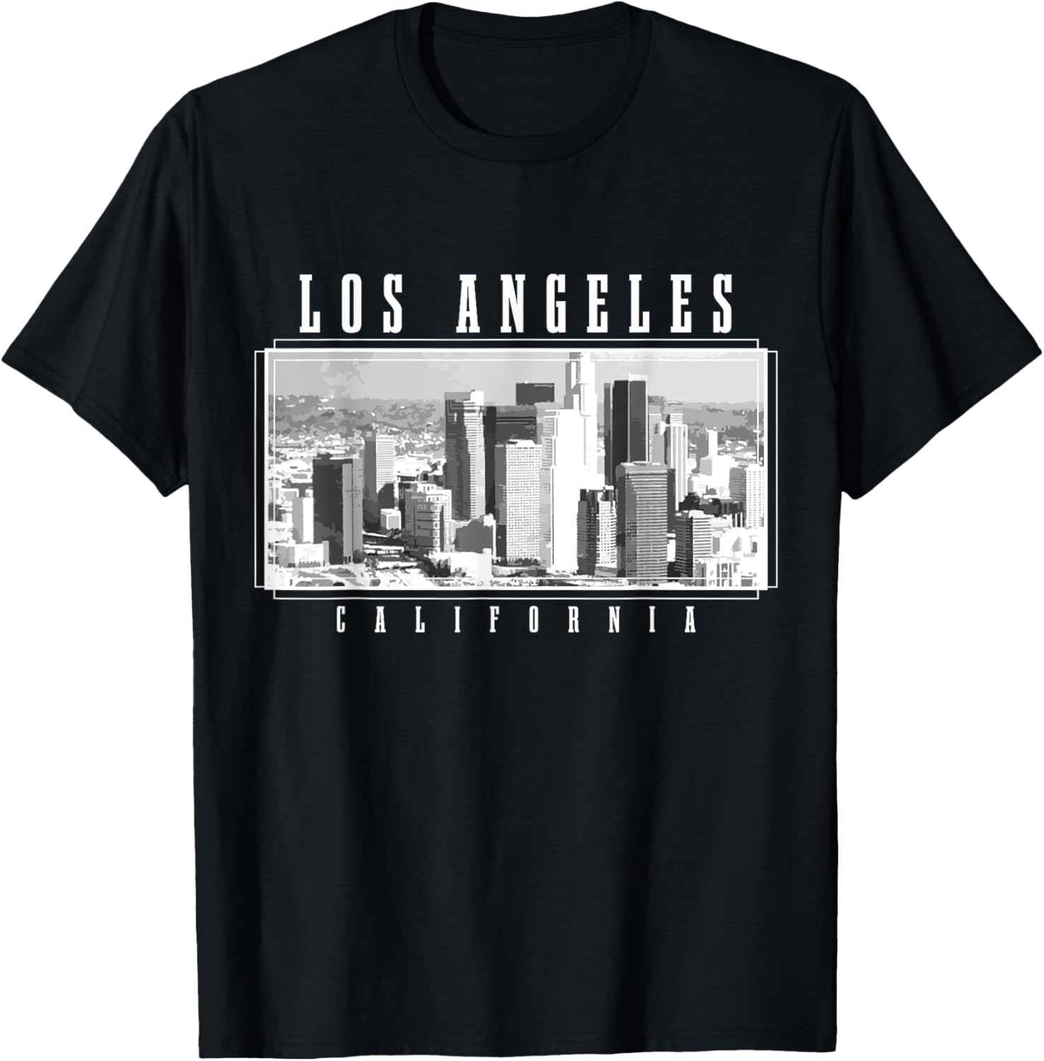 La Los Angeles California Skyline Usa Vintage Souvenir