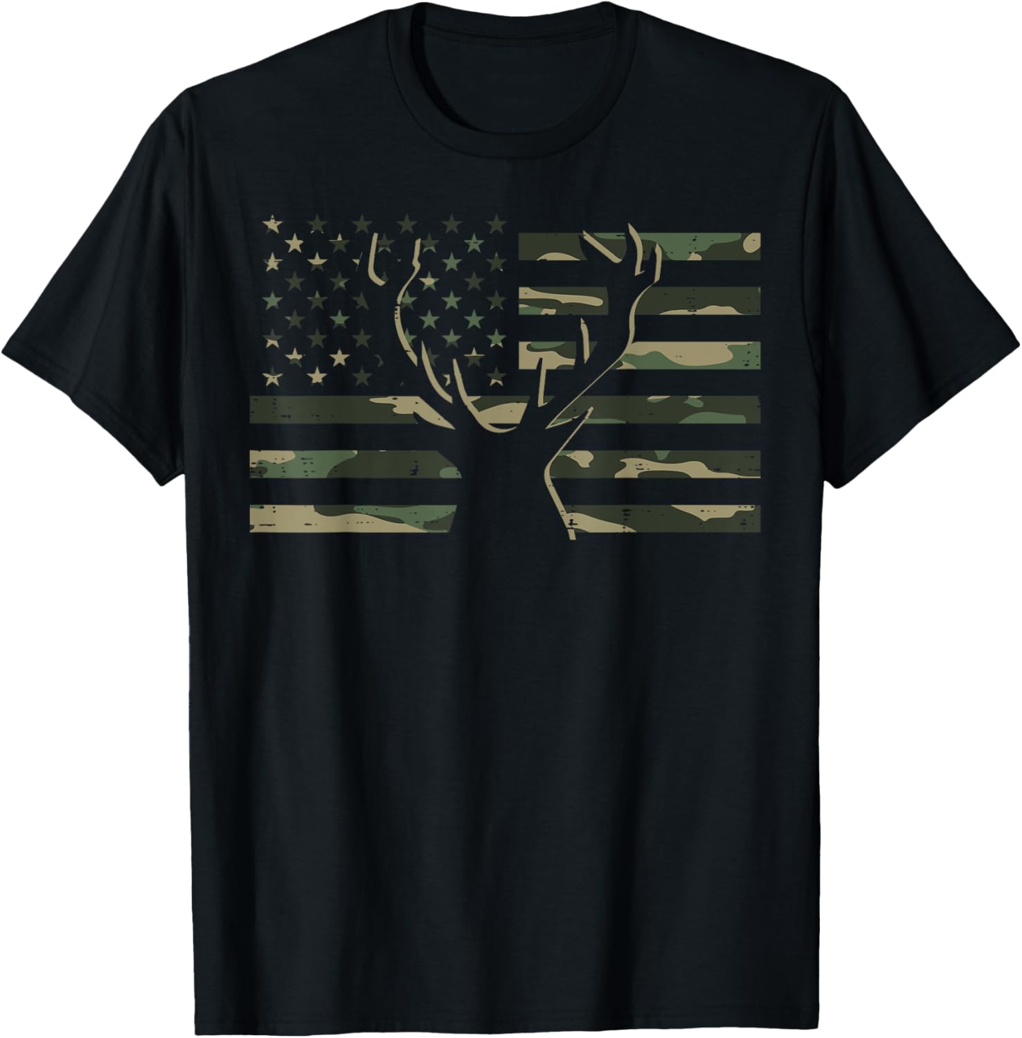 Deer Hunting American Flag Camo Hunter Men Boys Kids Women