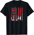 Patriotic Fireman American Flag Firefighter