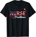 Usa American Flag Nurse Practitioner Stethoscope Patriotic