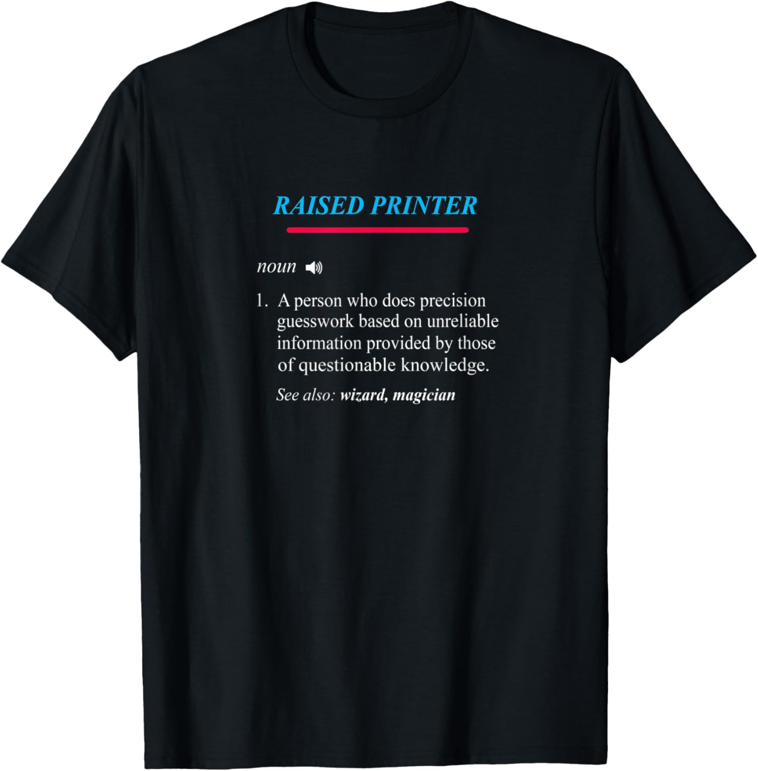 Raised Printer Definition