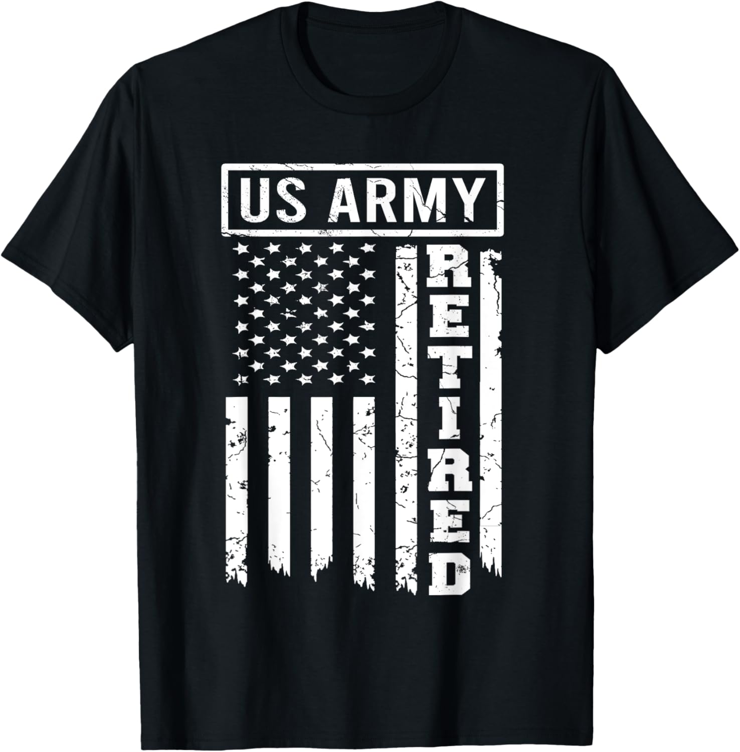 Retired Us Army American Flag Retirement 2021 Men Women
