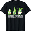 Gnome One Fights Alone Mental Health Awareness Green Ribbon