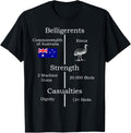 Graphic Great Emu War Australia T Shirt