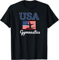 Girl Tumbling Team Gear Gymnast Gymnastics Usa American Flag