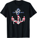 American Flag Patriotic Anchor Memorial Day 4Th Of July