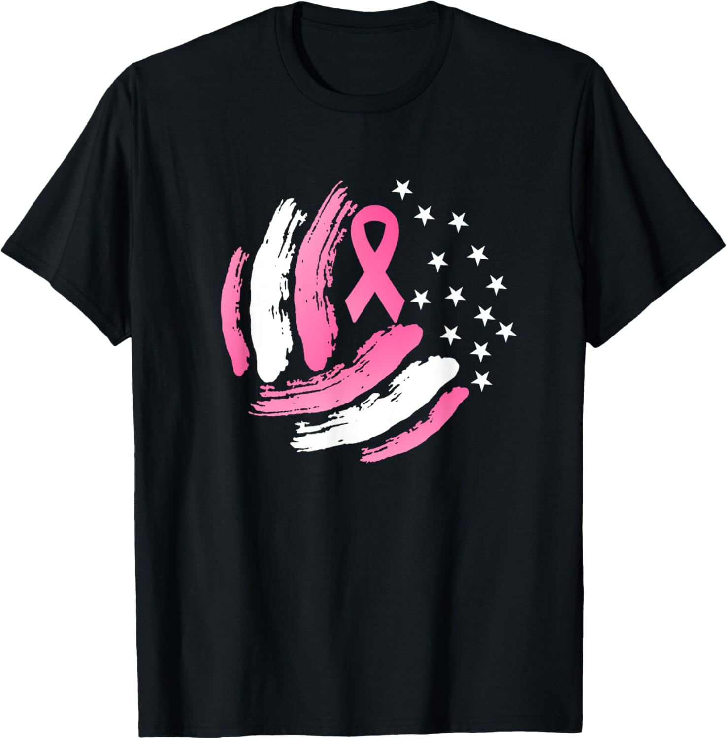 Volleyball Pink Ribbon Breast Cancer Awareness Gift Usa Flag