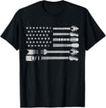 Patriotic Guitar Player Gifts Apparel Co American Flag Guitarist Vintage Black Unisex Adults Classic Fit