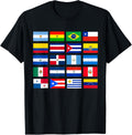 Latin American Flags Hispanic Heritage Month