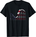 Patriot Usa Rollercoaster Graphic Fun Roller Coaster Apparel