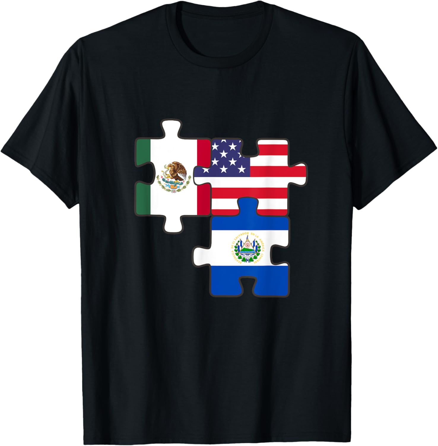 Mexican And Salvadoran Roots Plus The Usa Flag