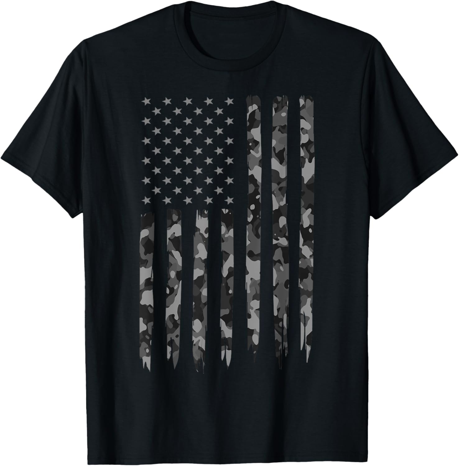Camo American Flag Gray American Flag Camo