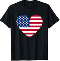 Heart American Flag 4Th Of July American Flag Heart