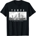 Tampa Florida Vintage Skyline Usa America Souvenir