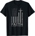 Usa Flag Patriotic American Gift Faith Over Fear Prayer