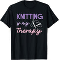 Knitting Is My Therapy Yarn Knit Knitter