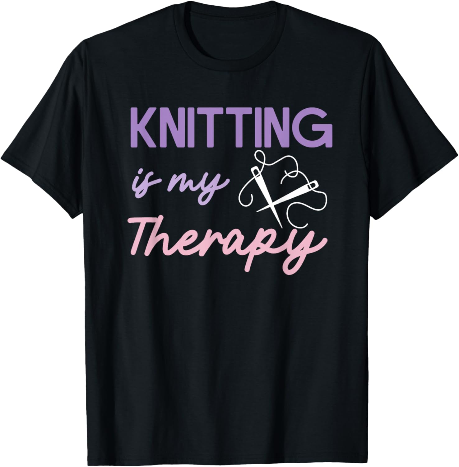 Knitting Is My Therapy Yarn Knit Knitter
