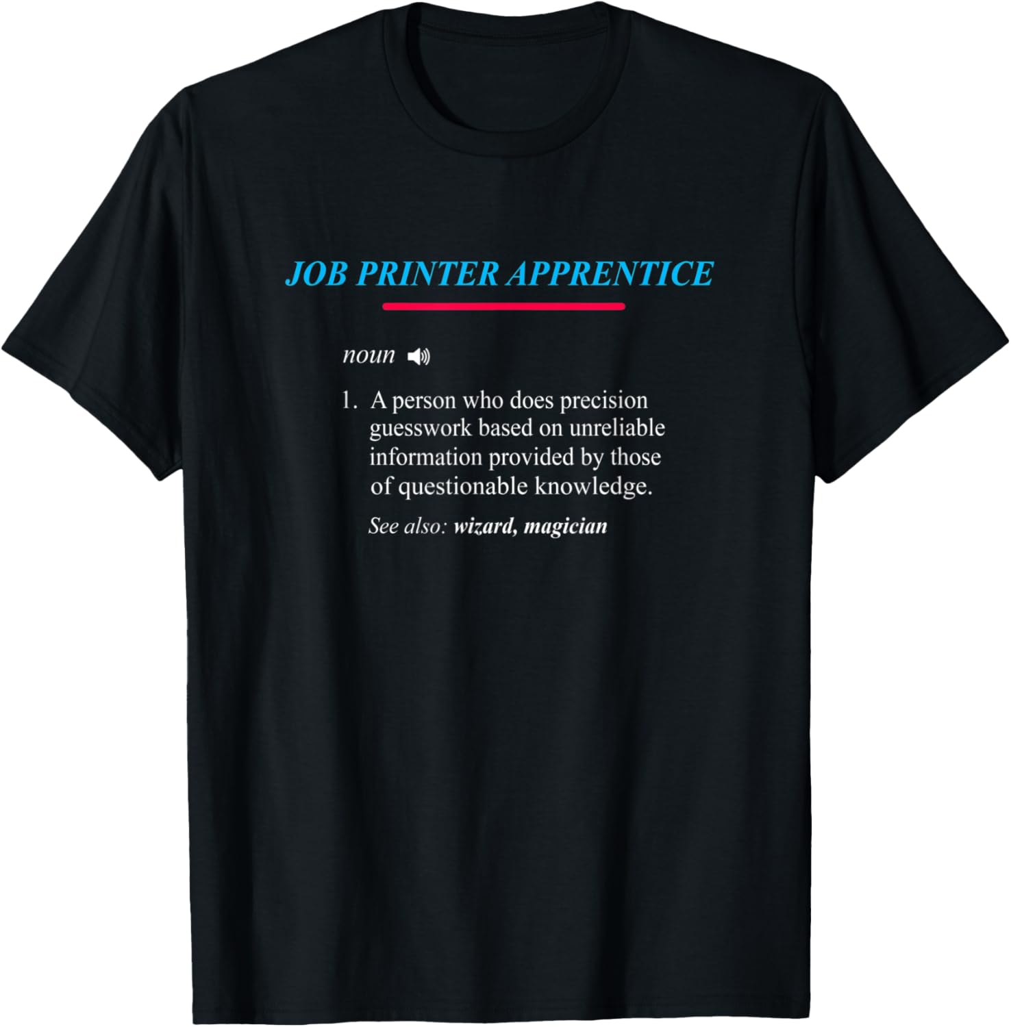 Job Printer Apprentice Definition