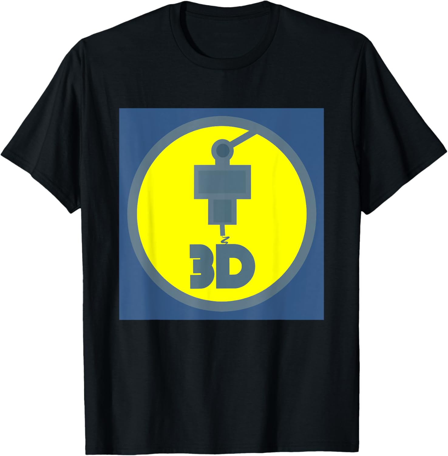 3D Printing T Shirt Three Dimensional Printer Graphic Tee