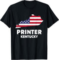 Distressed Patriotic Usa Flag Printer Kentucky