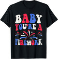Groovy Baby Youre A Firework 4Th Of July American Flag