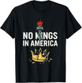 No King In America Usa Flag Vintage Protest Democracy Retro