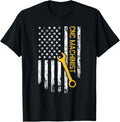 CNC Machinist American Flag CNC Machine Operator Machining