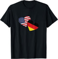 Usa Germany Heart Country Flag German American