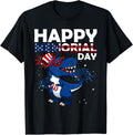 Happy Memorial Day 4Th Of July Dinosaur American Flag Hat