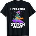I Practice Stitch Craft Knitting Hobby Knitter Knit Yarn
