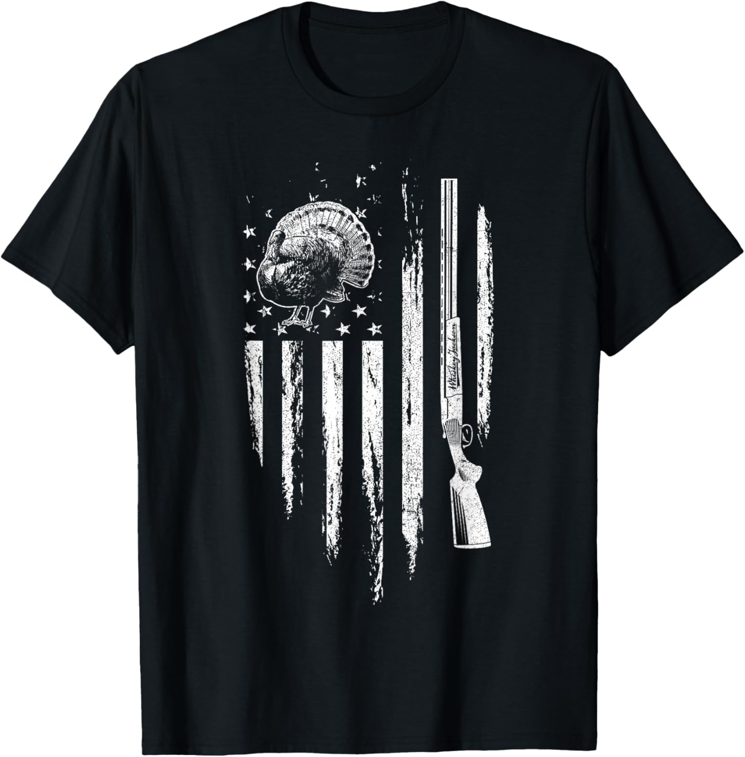 Turkey Hunting American Flag Thunder Chicken Gift For Hunter
