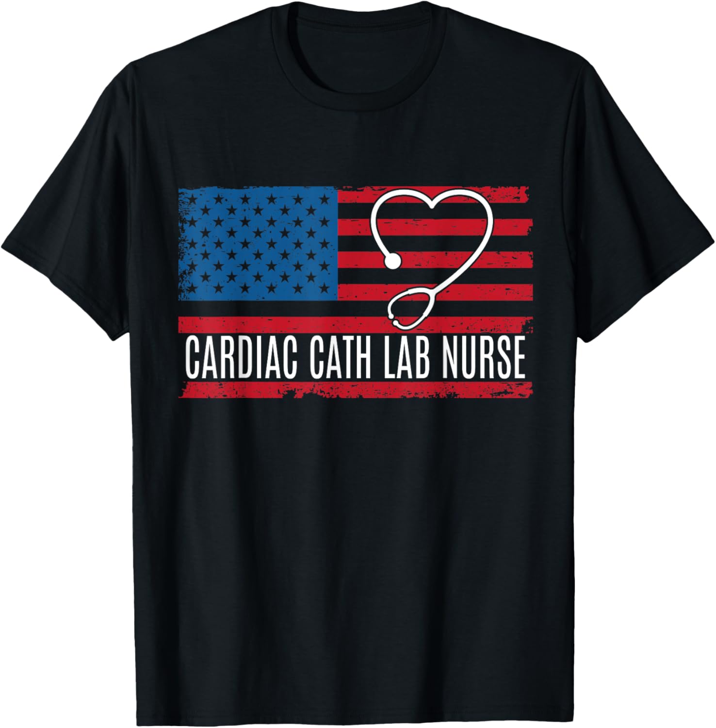 Cardiac Cath Lab Nurse Usa Flag