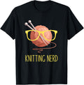 Knitting Nerd Funny Grandma Mom Crocheting Yarn Lover