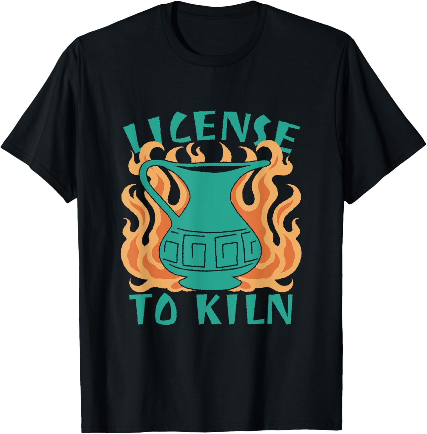 Licensed to Kiln Funny Pottery Maker over Fire