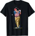President Donald Trump 2025 Golf Us American Flag