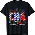Cna 4Th Of July American Flag Patriotic Usa Stethoscope