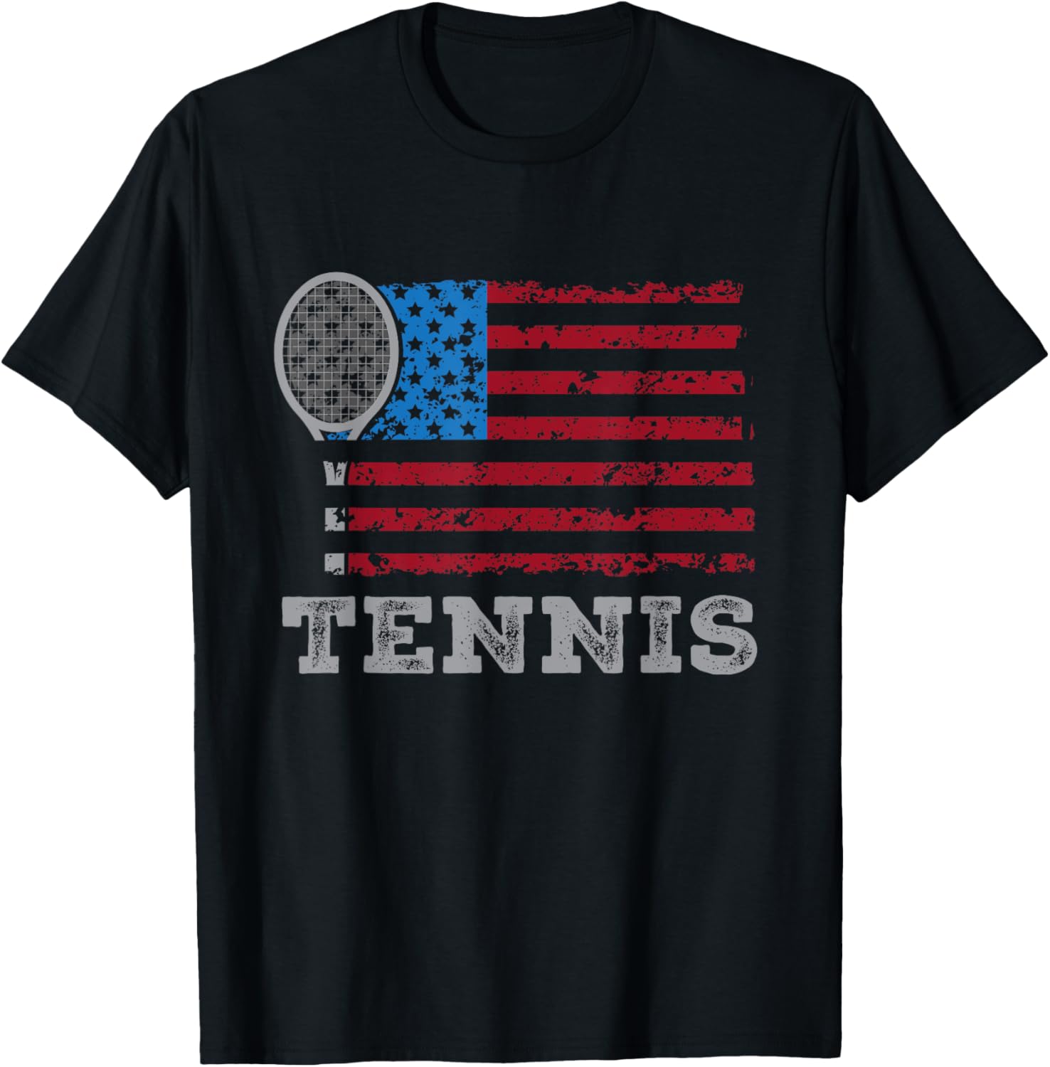 Usa Flag Tennis Mens Womens Us Tennis Lover Team Sport