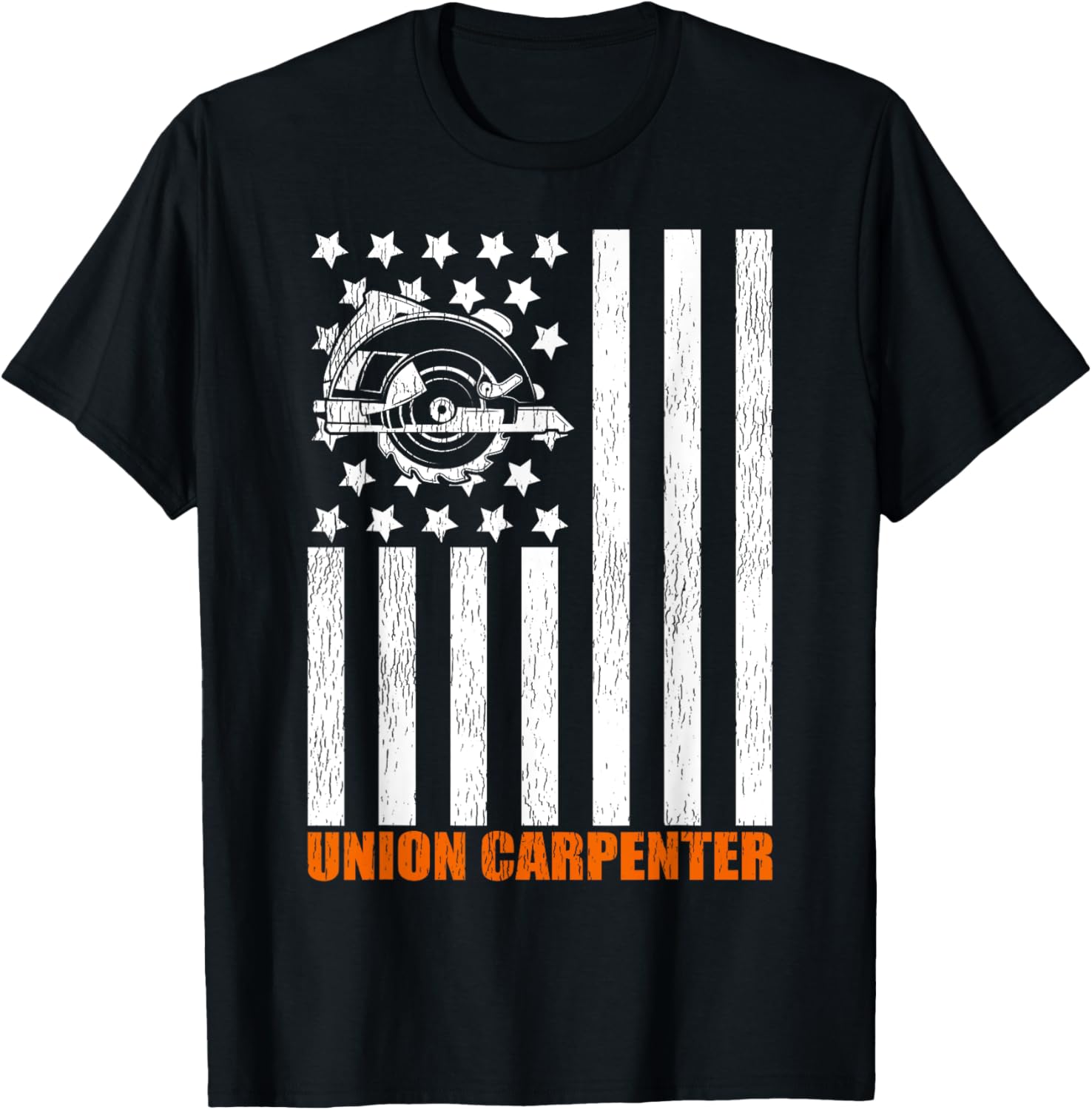 Union Carpenter Patriotic American Flag