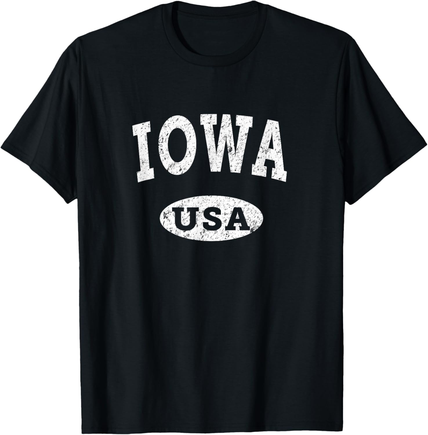 Iowa Ia T Shirt Vintage Distressed Usa Tee