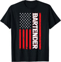 Bartender Usa American Flag Patriotic