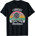 I Crochet Past My Bedtime Yarn Retro