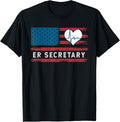 Emergency Room Hospital Secretary Squad Usa Flag