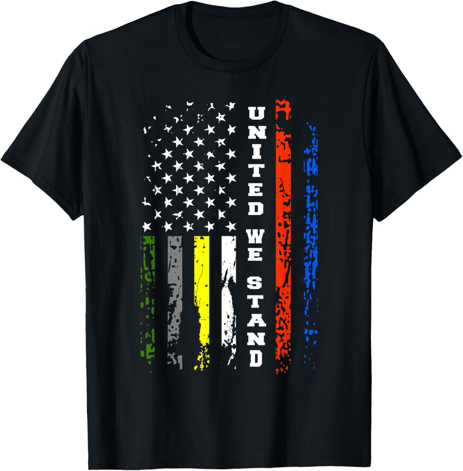 First Responder Thin Line Shirt Patriotic American Flag Gift