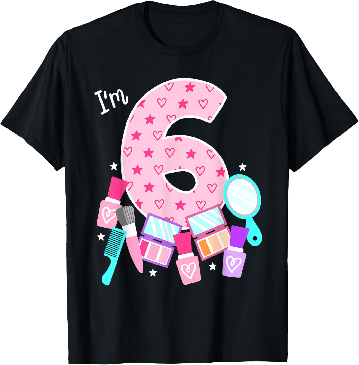 Spa Birthday Party I'm 6 Girls Makeup 6th Birthday Kids Toddlers Design 5