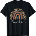 Printer Cute Leopard Boho Rainbow Team Printer Squad